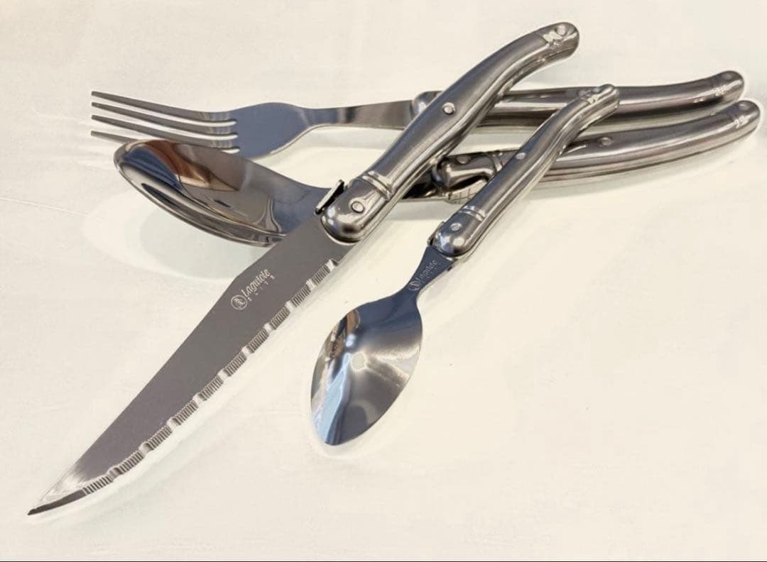 Laguiiole Élite カトラリーセット 木製ケース付き