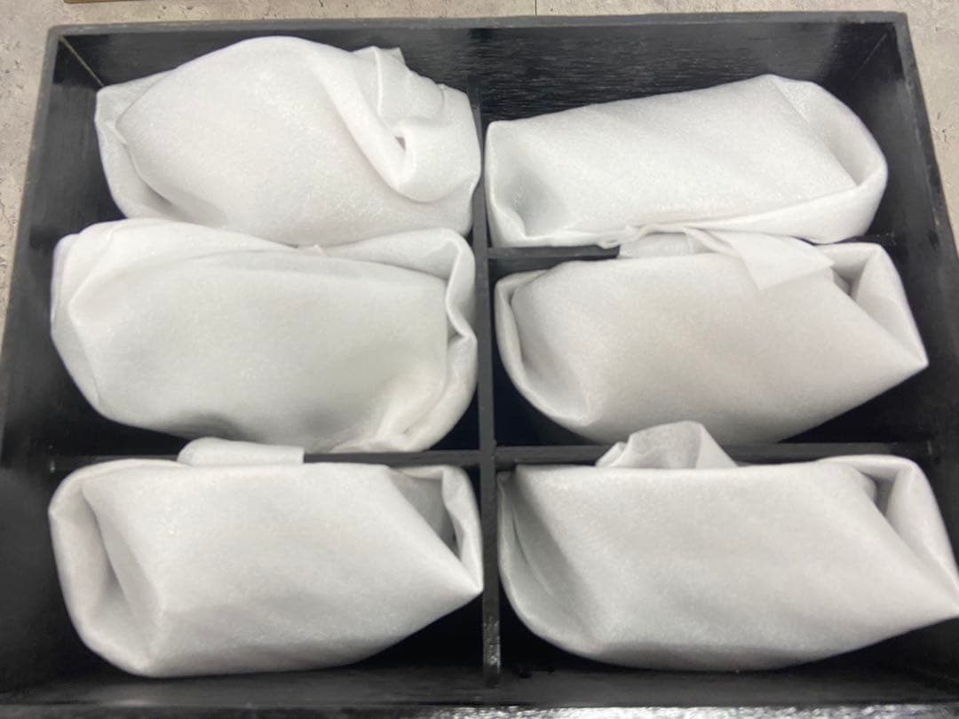 # 陶器 茶碗6個入り 京絵変り　六客茶付揃 有田焼