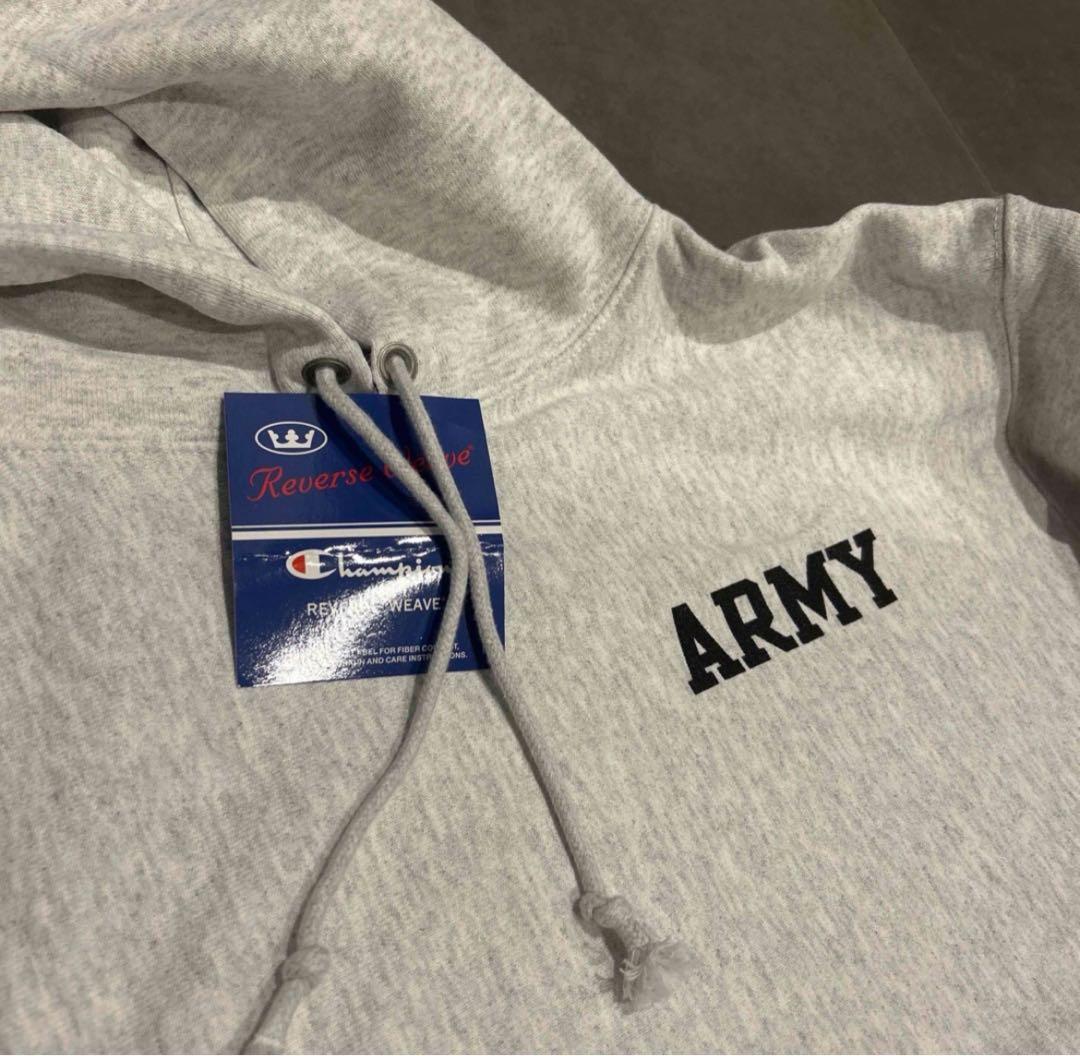 日本未発売 M ARMY CHAMPION リバースウィーブ パーカー