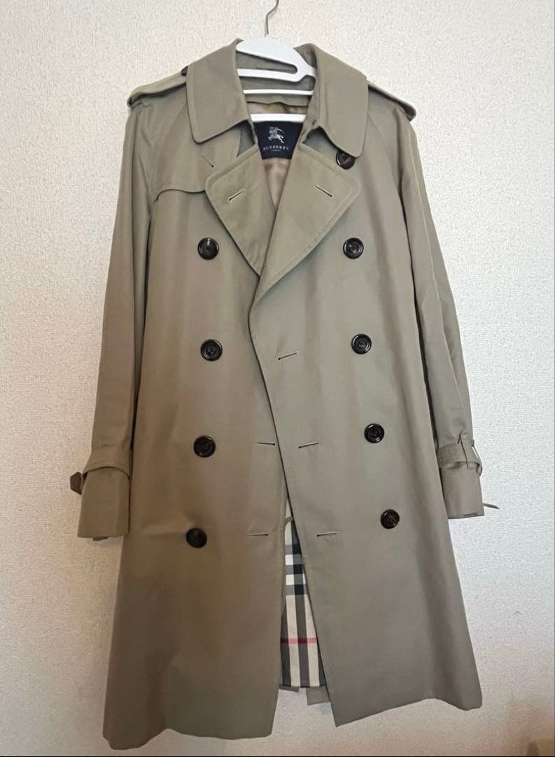 BURBERRY ダブルブレスト トレンチコート　カーキ　メンズM