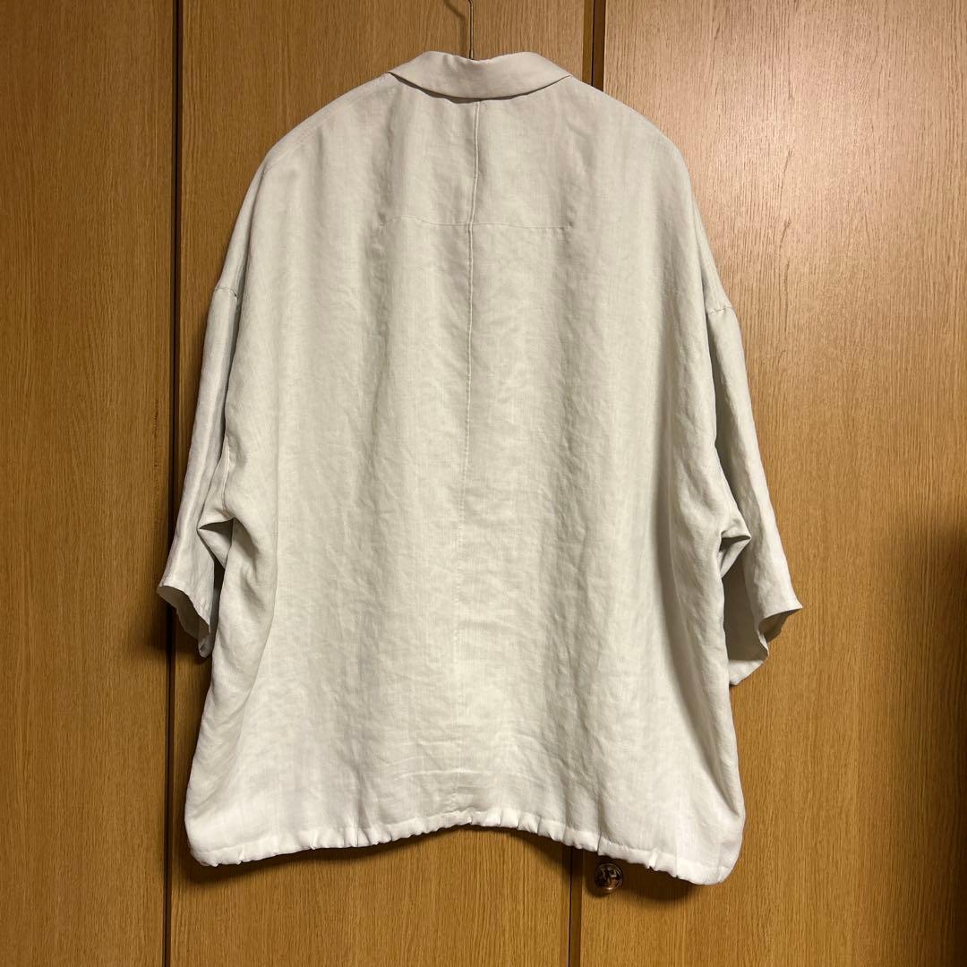 FIRMUM スラブトリアセテート・ツイル 半袖プルオーバー