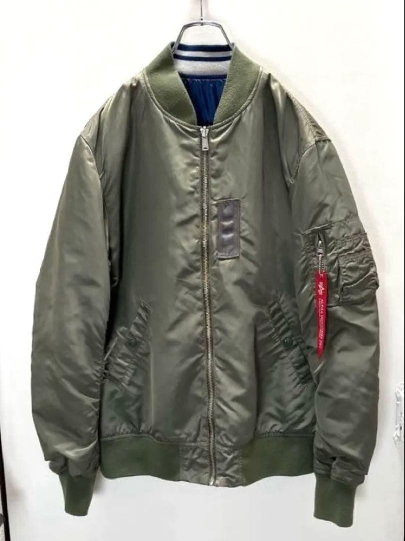 ALPHA INDUSTRIES XLサイズ　リバーシブル スカジャン MA-1