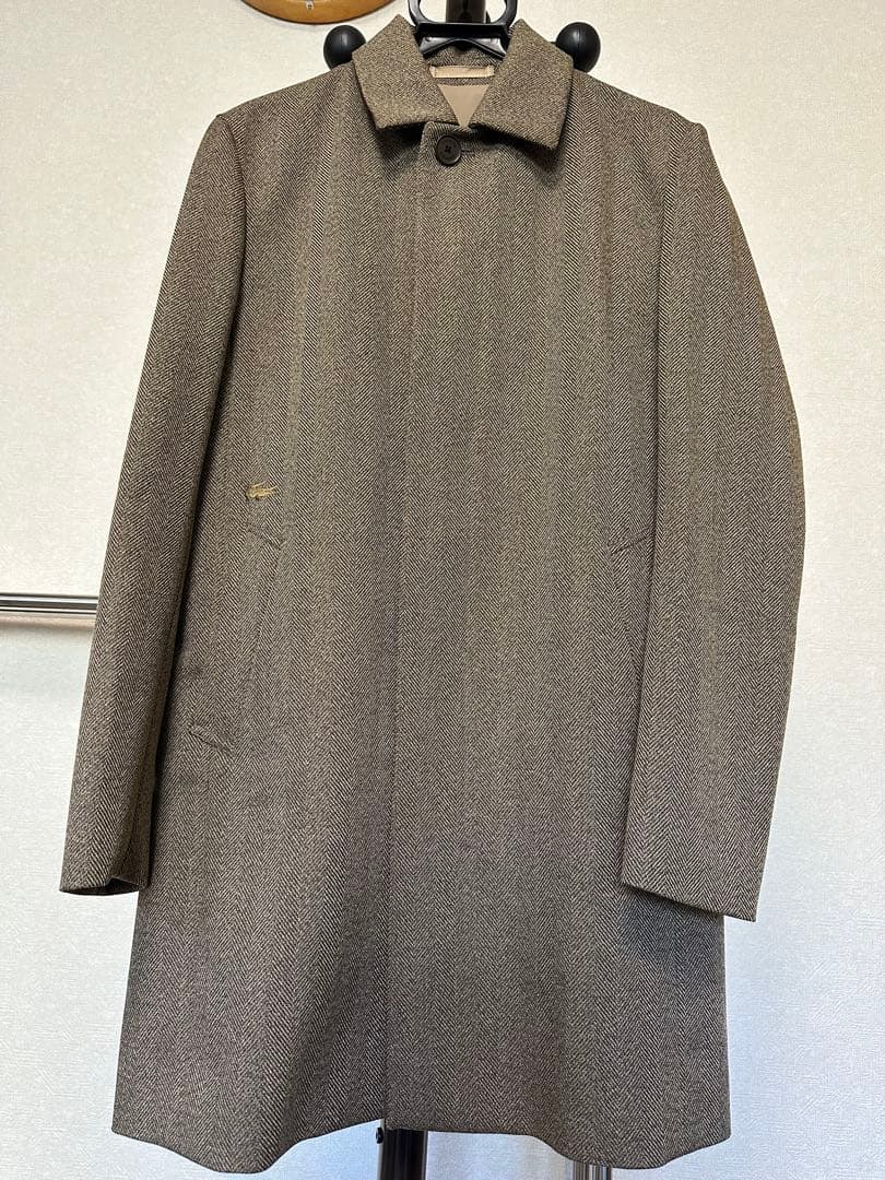 美品LACOSTE ラコステ TECH TWEED 3WAYコート