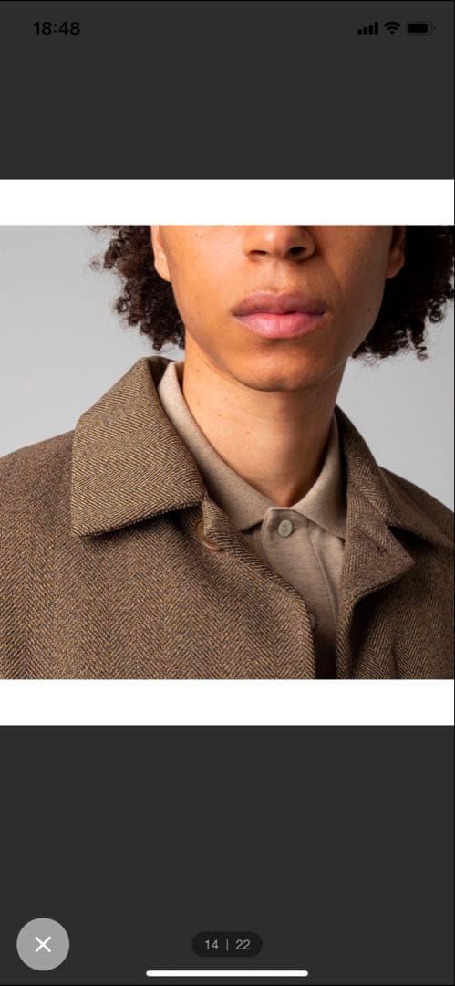 美品LACOSTE ラコステ TECH TWEED 3WAYコート