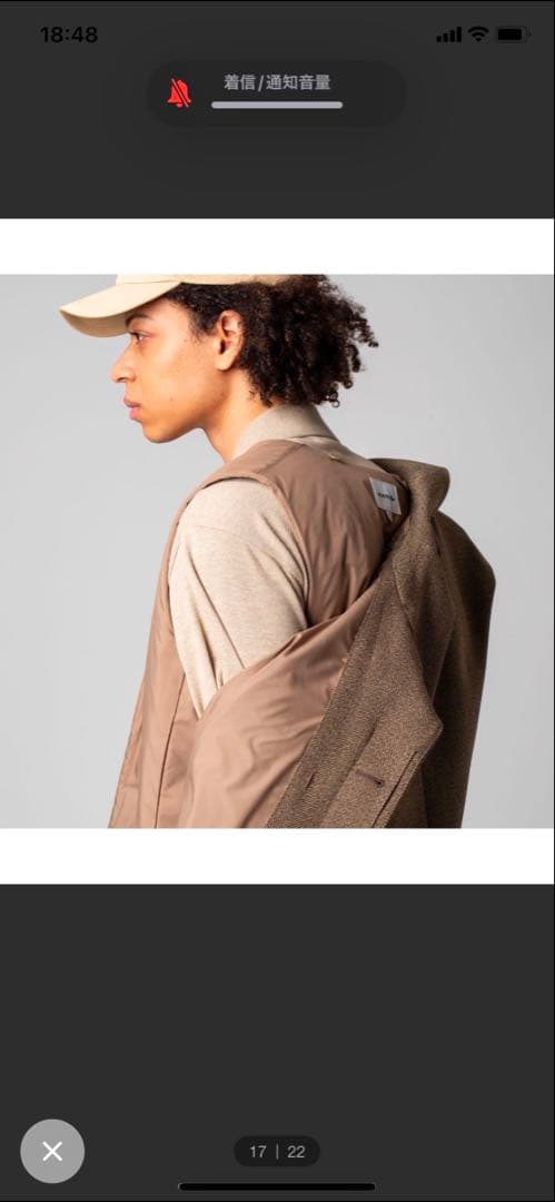 美品LACOSTE ラコステ TECH TWEED 3WAYコート