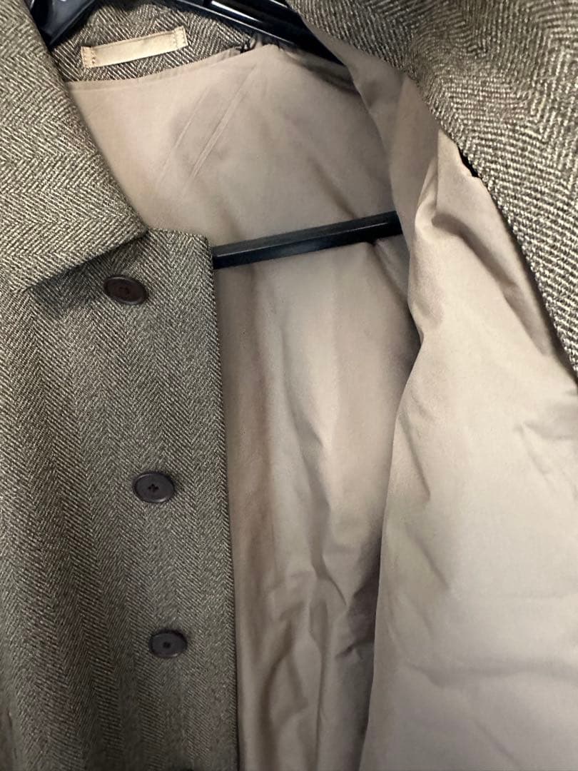 美品LACOSTE ラコステ TECH TWEED 3WAYコート