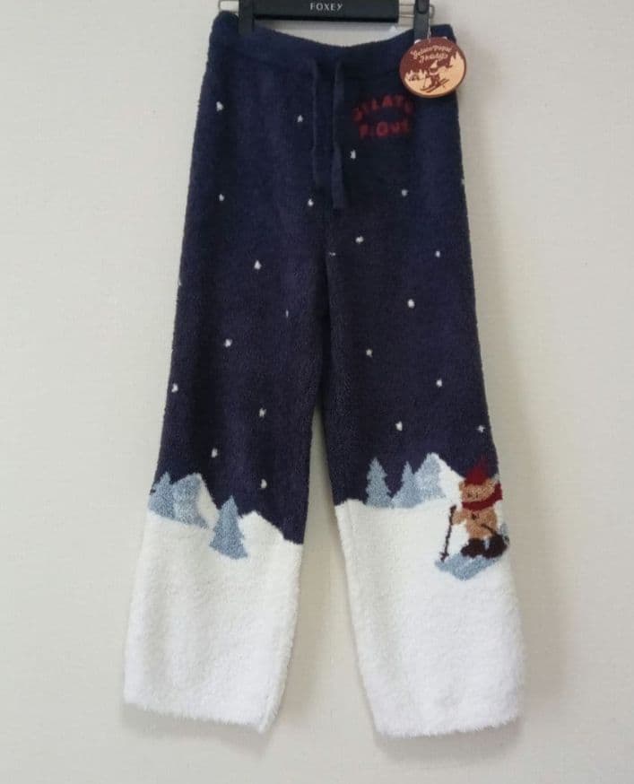 ジェラピケ　スキーベア　ホリデー　 ロングパンツ