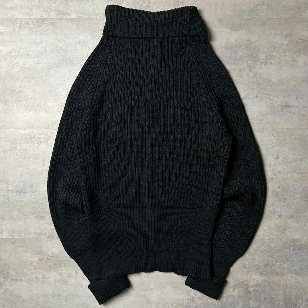 Y's Yohji Yamamoto ウール リブニットカーディガン ブラック