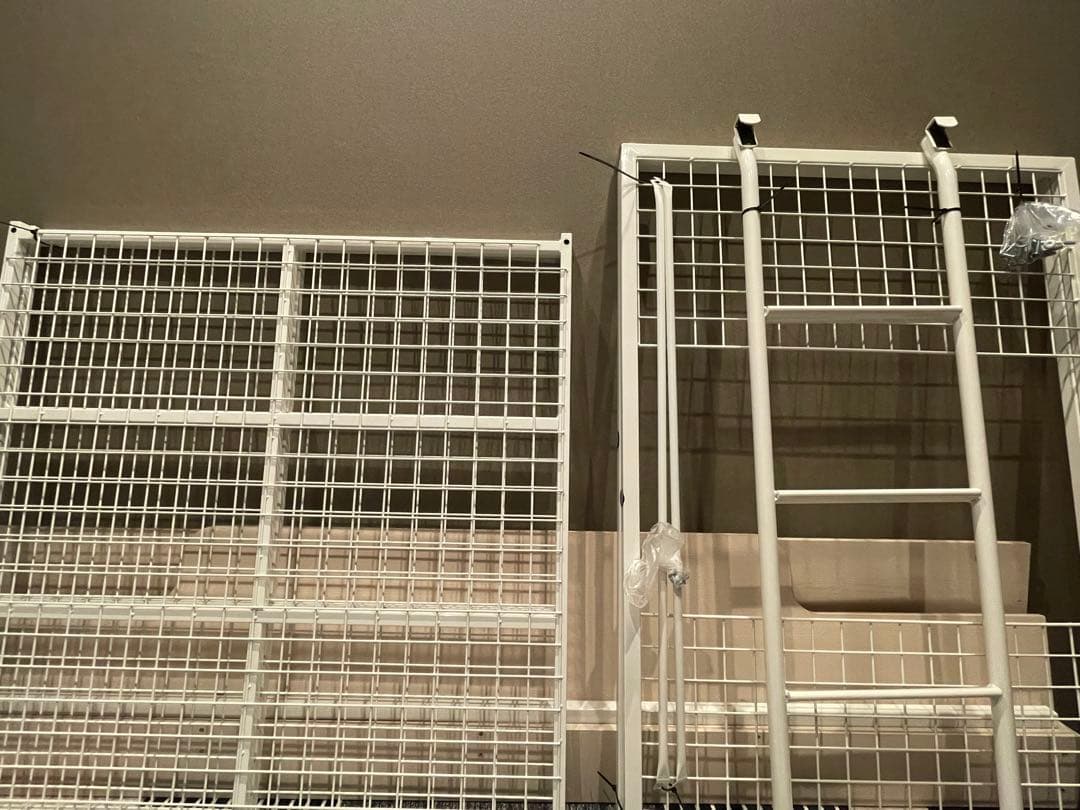 システムベッドデスク ホワイト