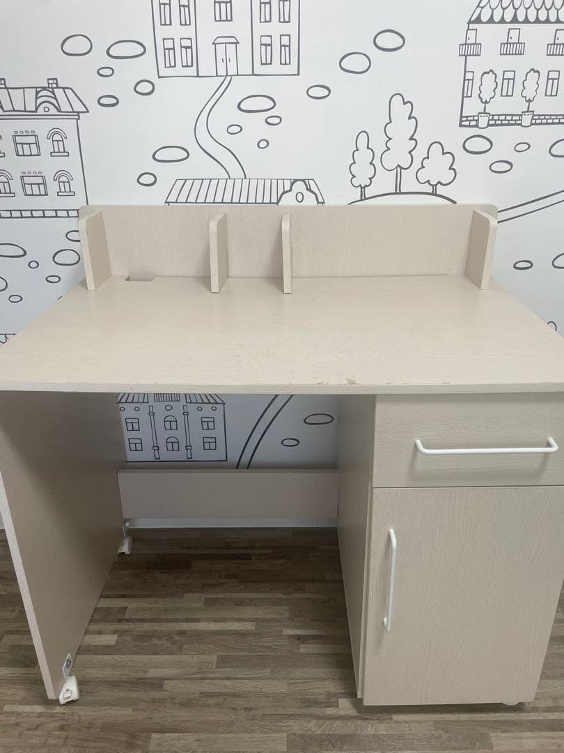 システムベッドデスク ホワイト