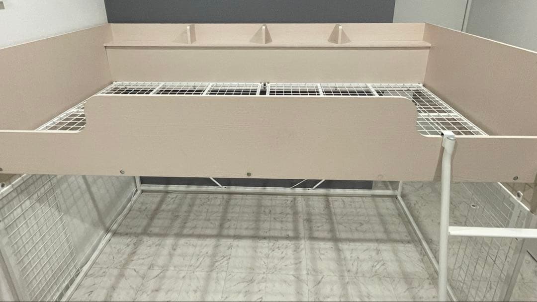 システムベッドデスク ホワイト