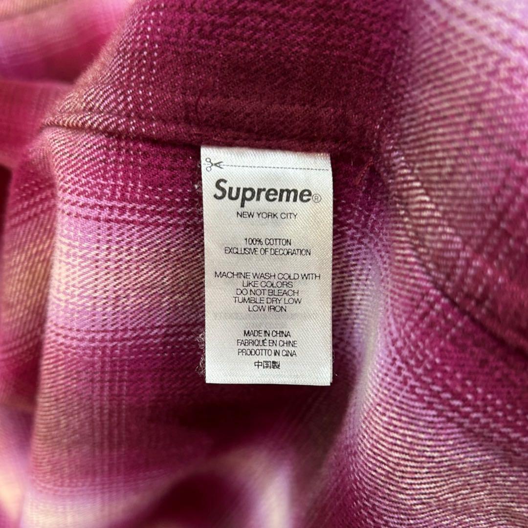 トップス supreme 22AW Shadow Plaid Flannel Shirt