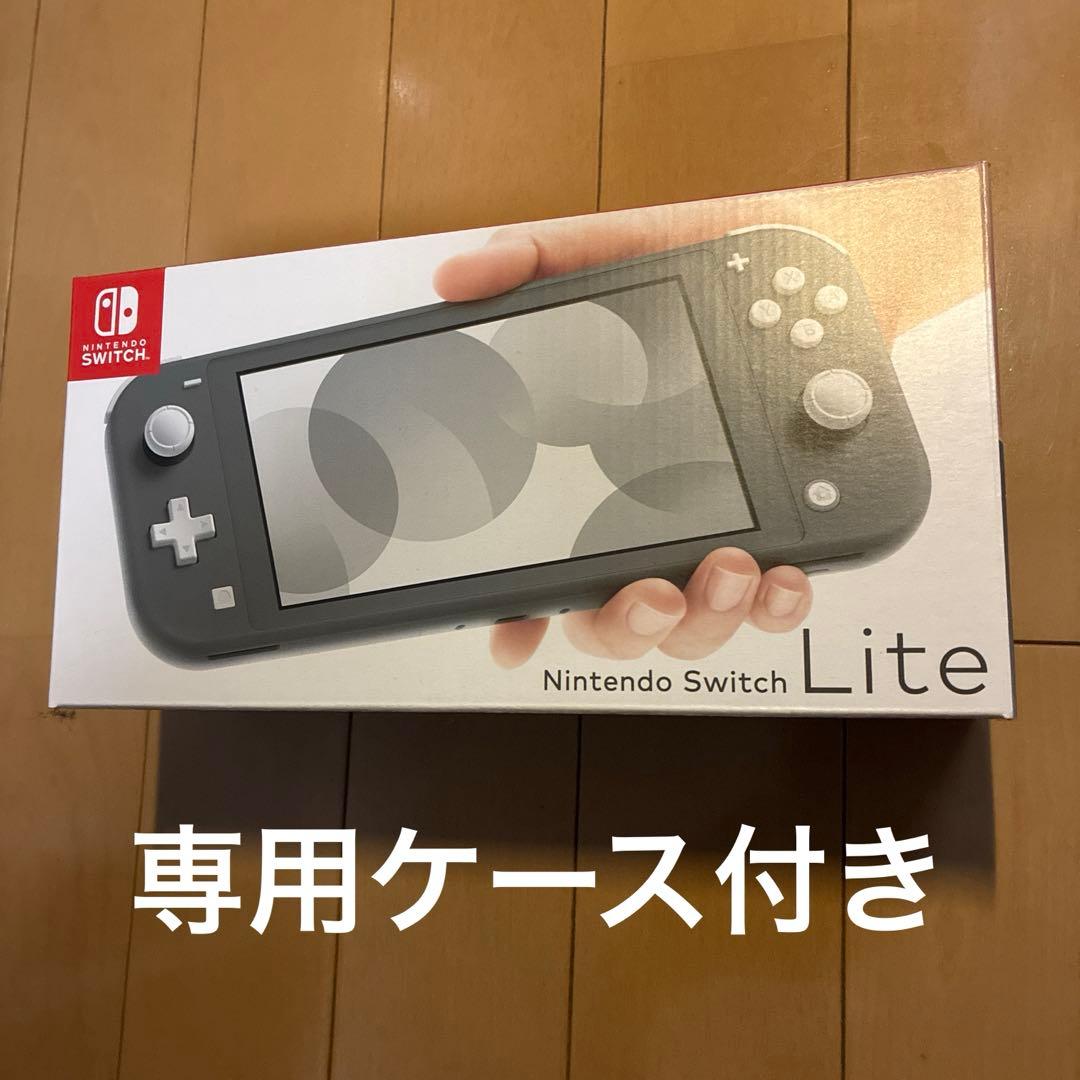 Nintendo Switch Lite グレー　専用ケース付き