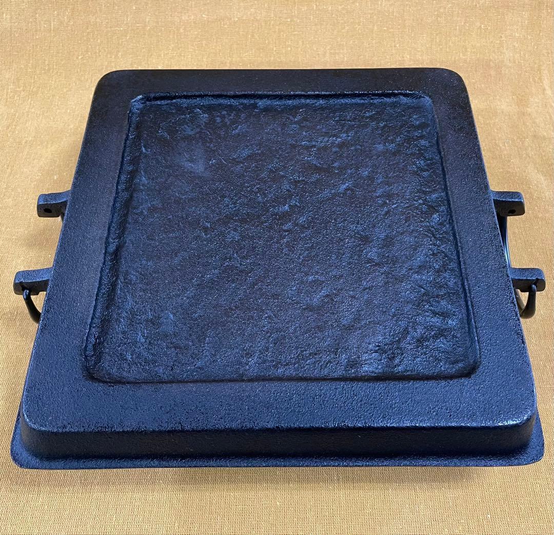 この冬 本物の 南部鉄器 で肉を焼こう‼️グリルパン③ 重量級 焼肉 鉄鍋 鉄分