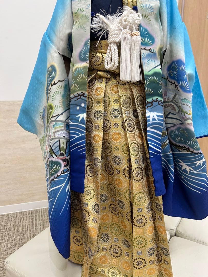 七五三用青金着物セット