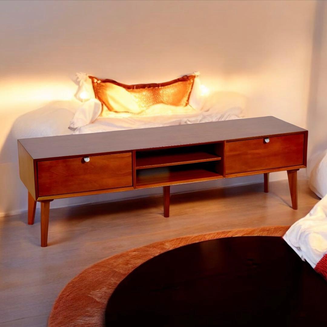 O 新品 北欧 テレビボード AVボード L テレビ台 TV AVラック