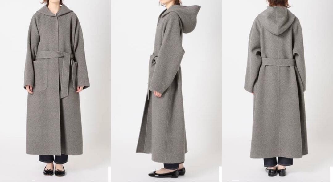 新品　IENA LA BOUCLE ダブルフェイスフードコート　イエナ