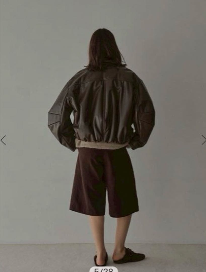 etretokyo エトレトウキョウ　バルーンシルエットパディングブルゾン