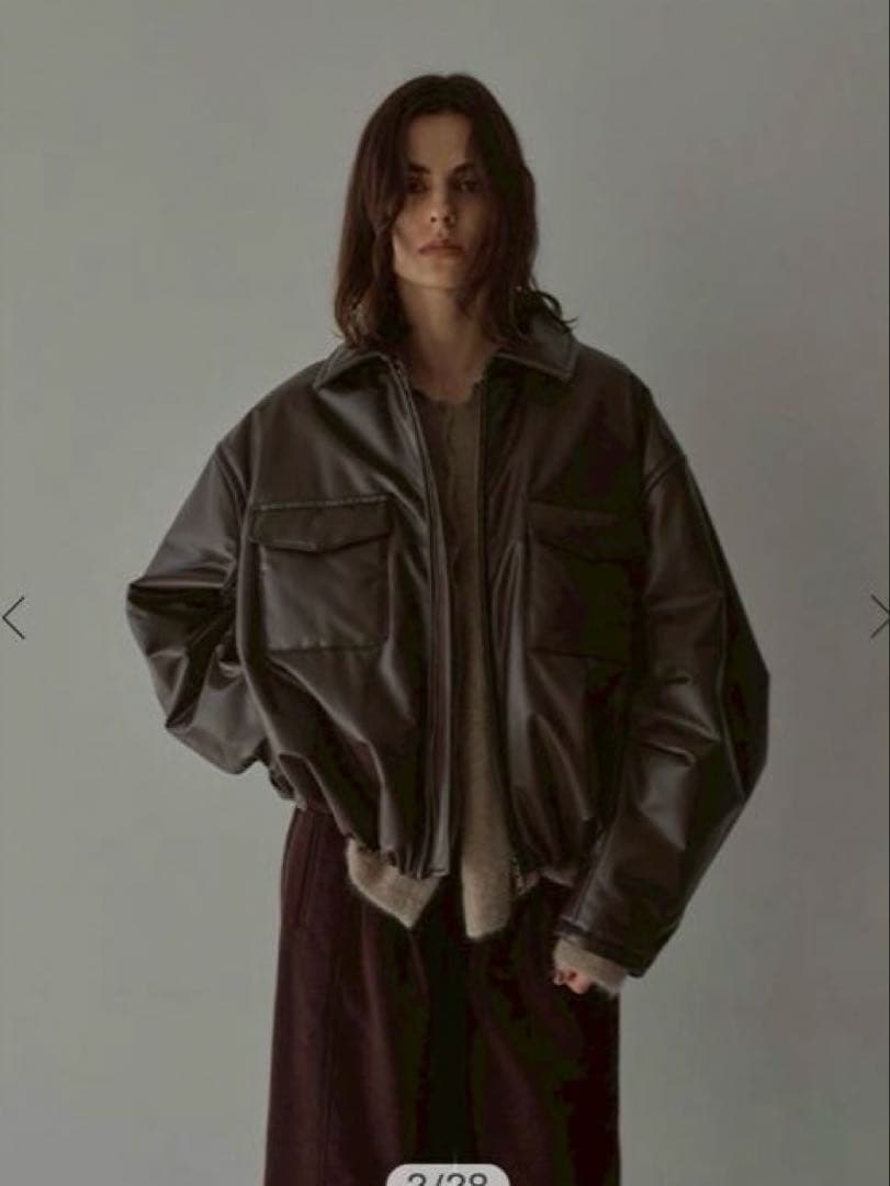 etretokyo エトレトウキョウ　バルーンシルエットパディングブルゾン