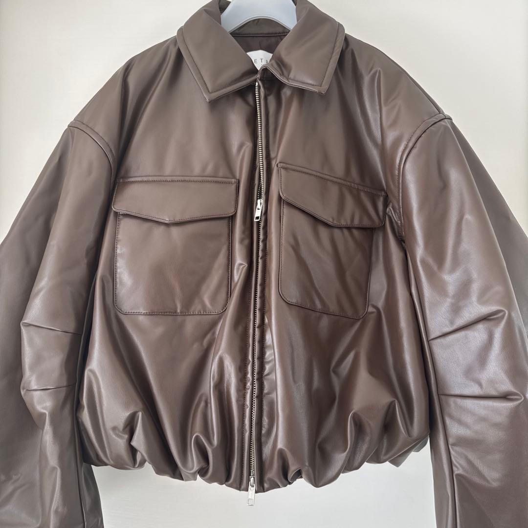 etretokyo エトレトウキョウ　バルーンシルエットパディングブルゾン