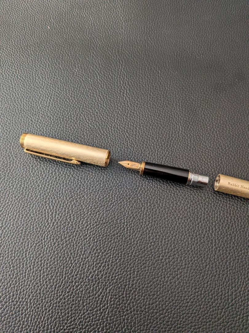 【美品】プラチナ万年筆　Playboy 14K 　細字（F)