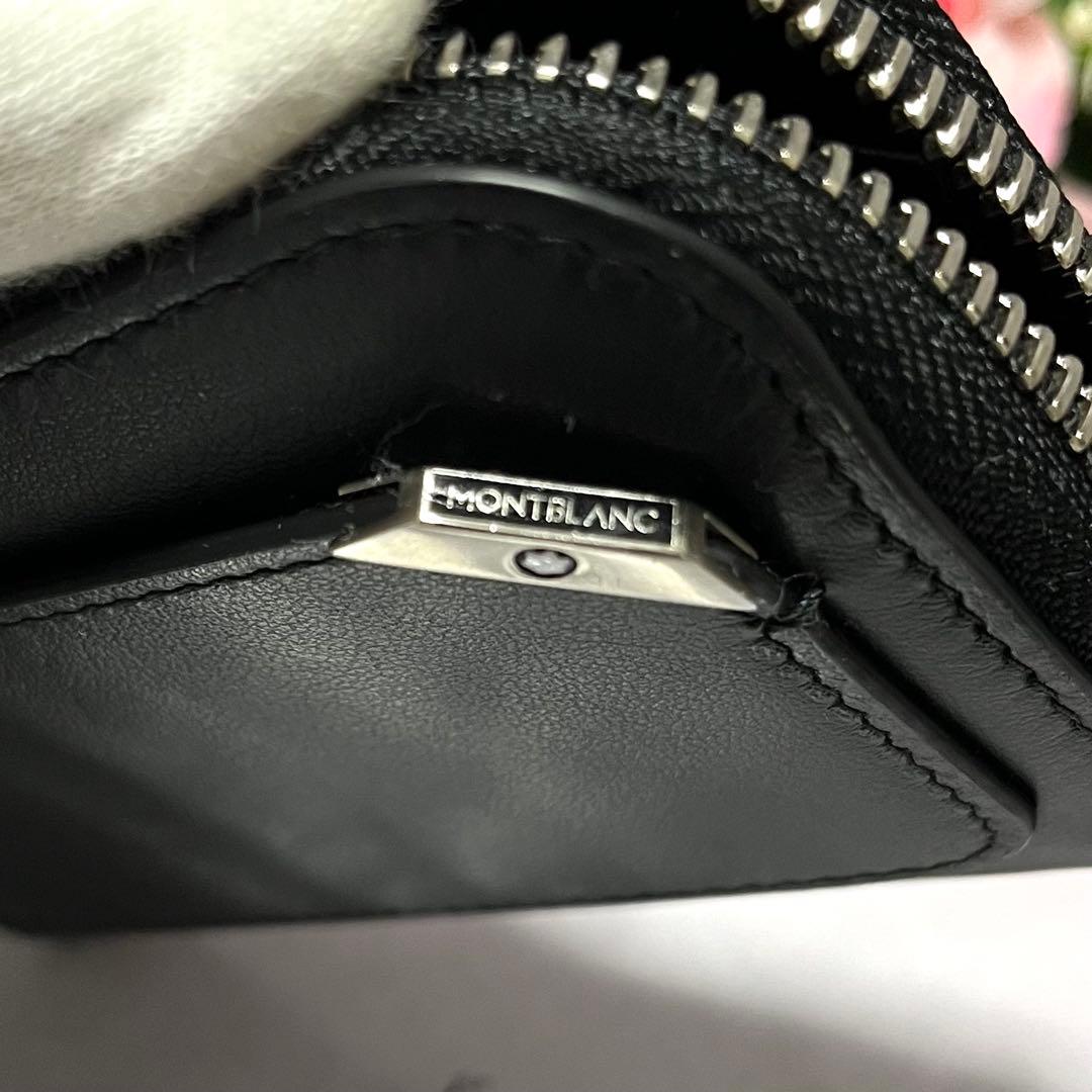 【ほぼ未使用】MONT BLANC ケース ミニ財布 小銭入れ レザー