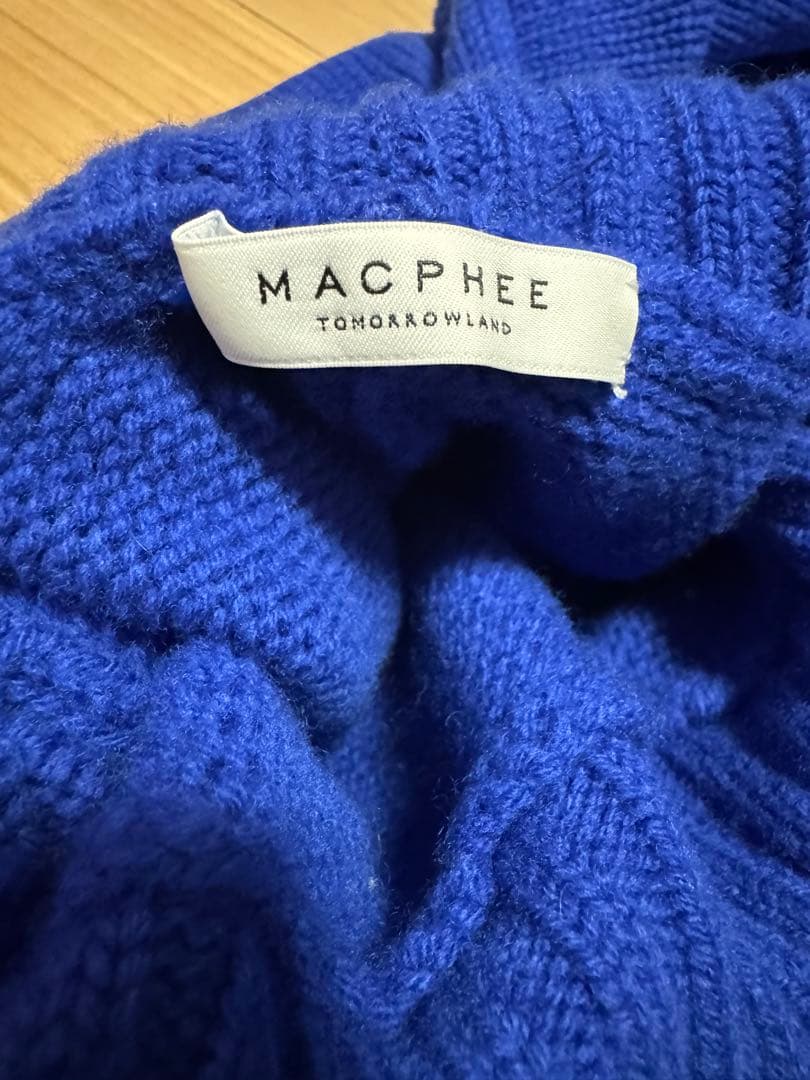 トゥモローランド　マカフィー　ニット　ブルー　S