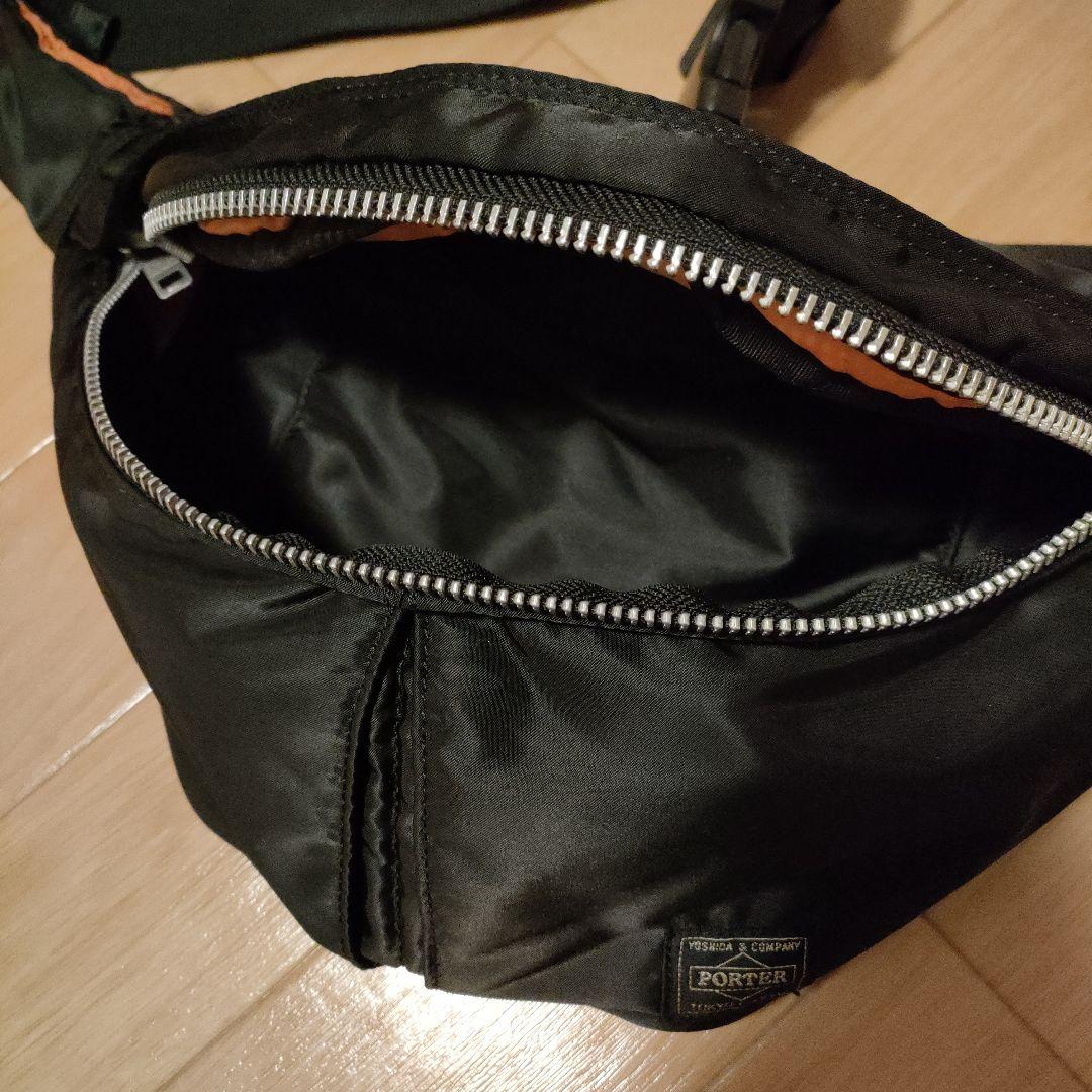 ★美品★PORTER ボディバッグ　タンカー　ウエストポーチ ブラック