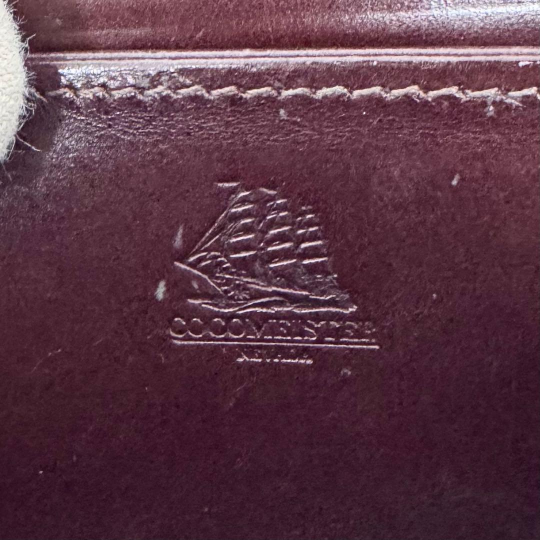 COCOMEISTER ココマイスター ケース 折り財布 ラウンド 茶