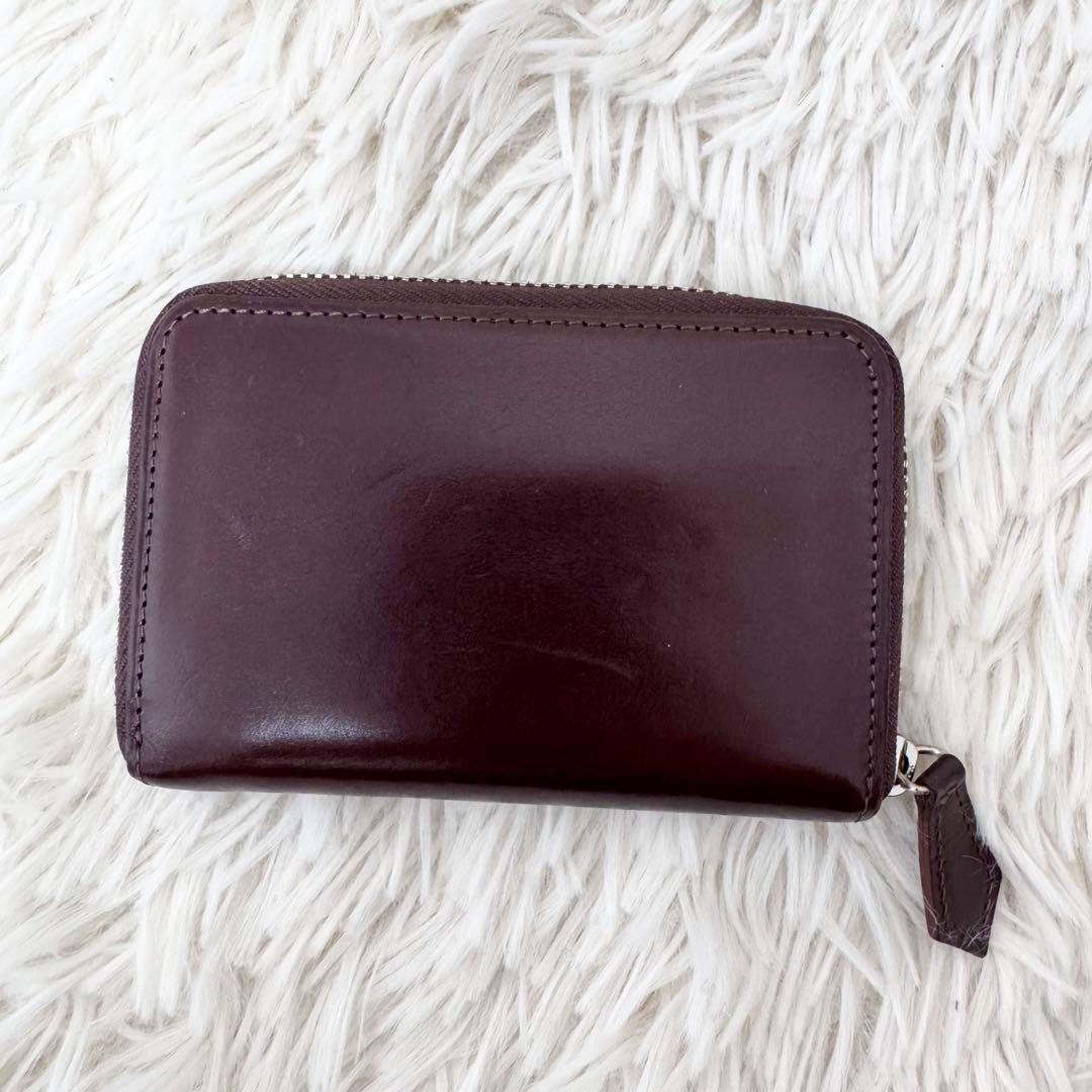 COCOMEISTER ココマイスター ケース 折り財布 ラウンド 茶