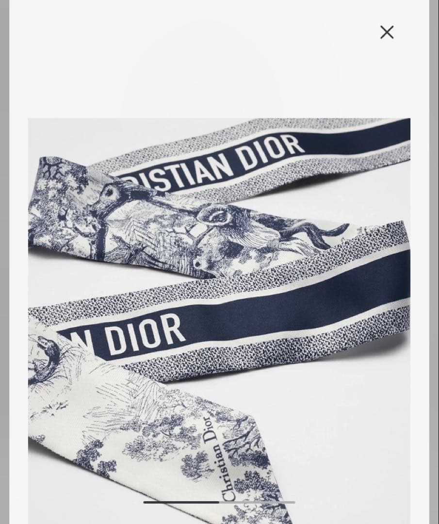 CHRISTIAN DIOR トワル・ド・ジュイ スカーフ