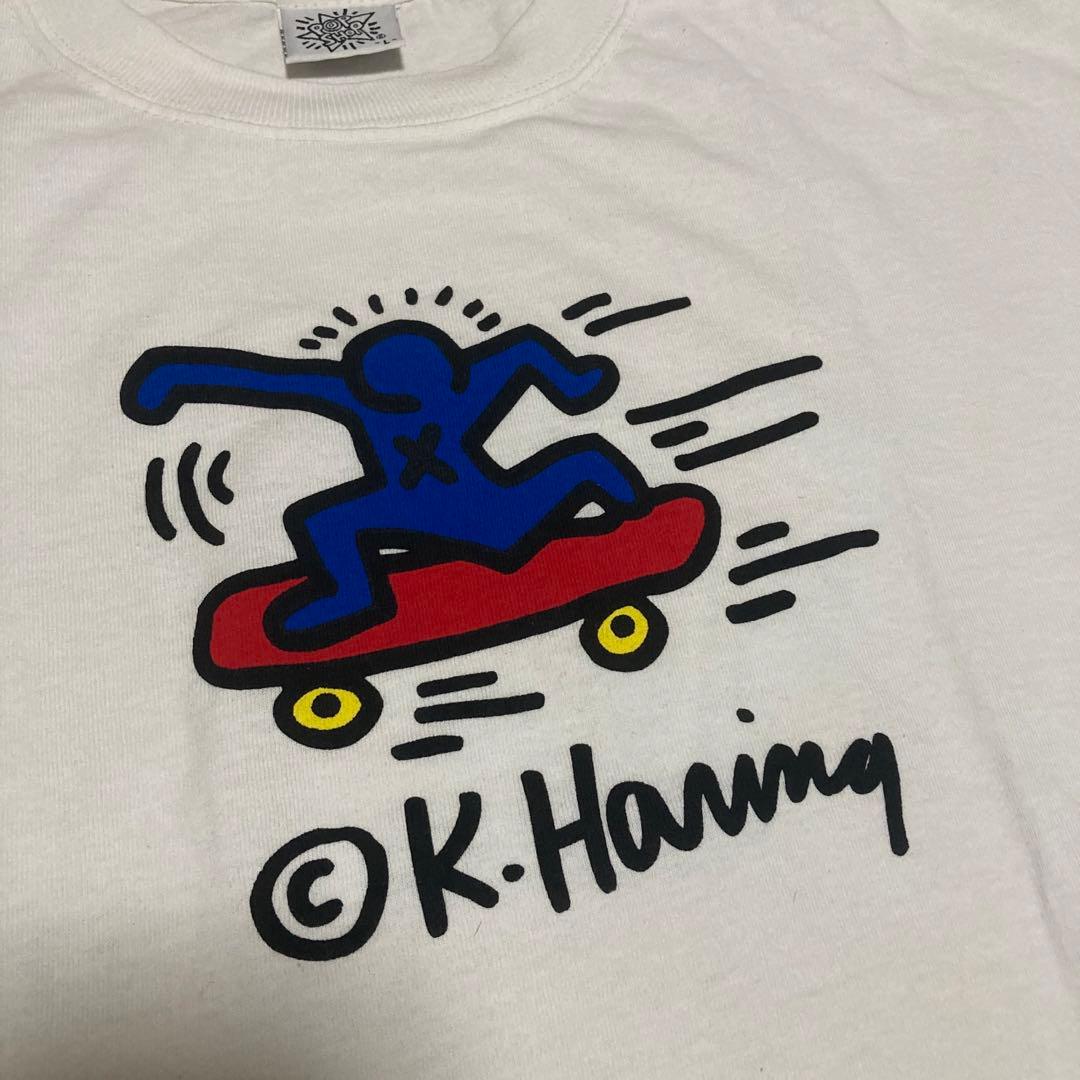 レア キースヘリング ヴィンテージ POPSHOP 長袖 ロンT L USA製