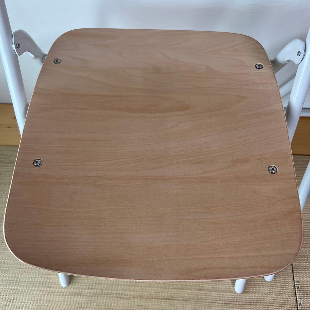 無印良品 パイプ椅子2脚セット