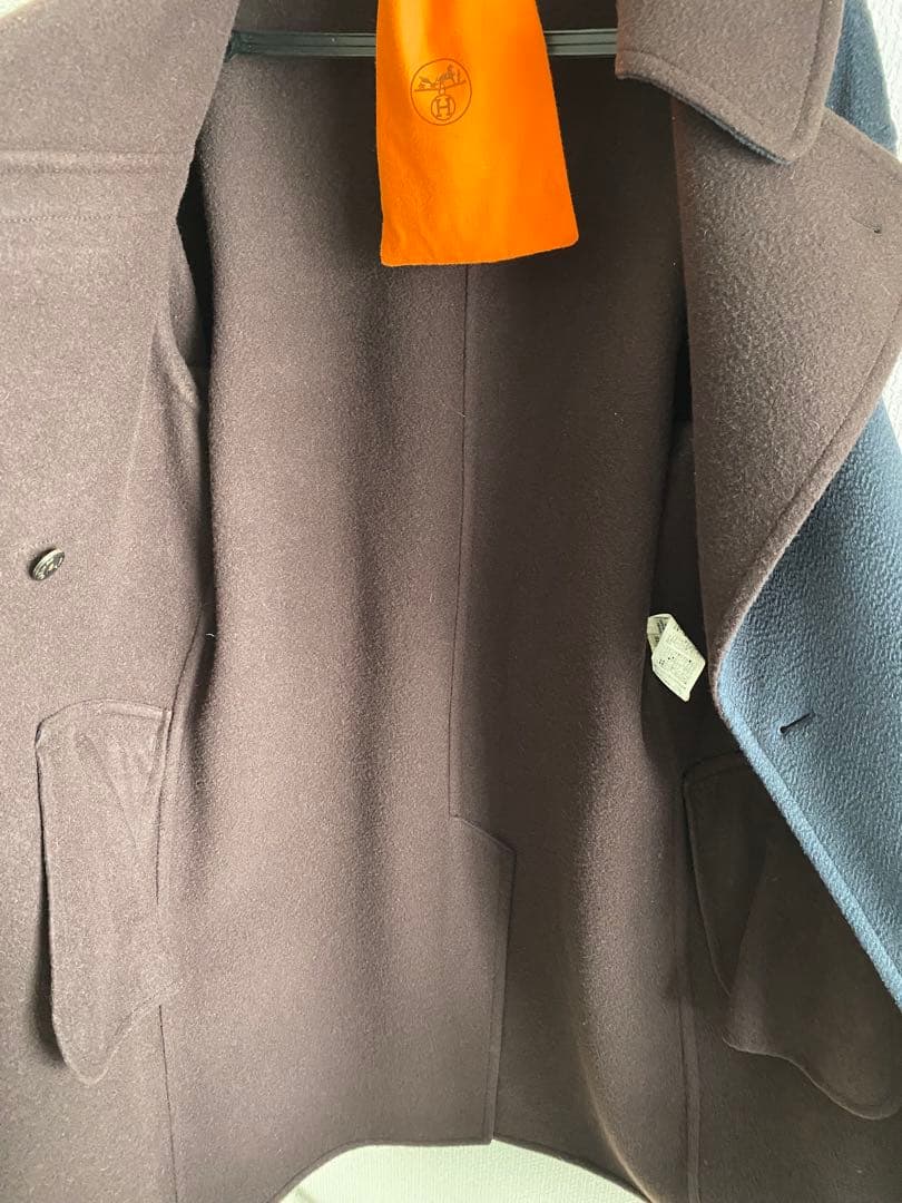 HERMES コート カシミヤ ヴィンテージ サイズ38 真贋済 正規品