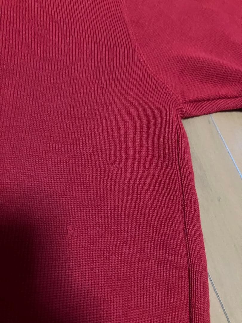 セリーヌ CELINE エンブレム刺繍ワッペンウールカーディガン L 肉厚ニット