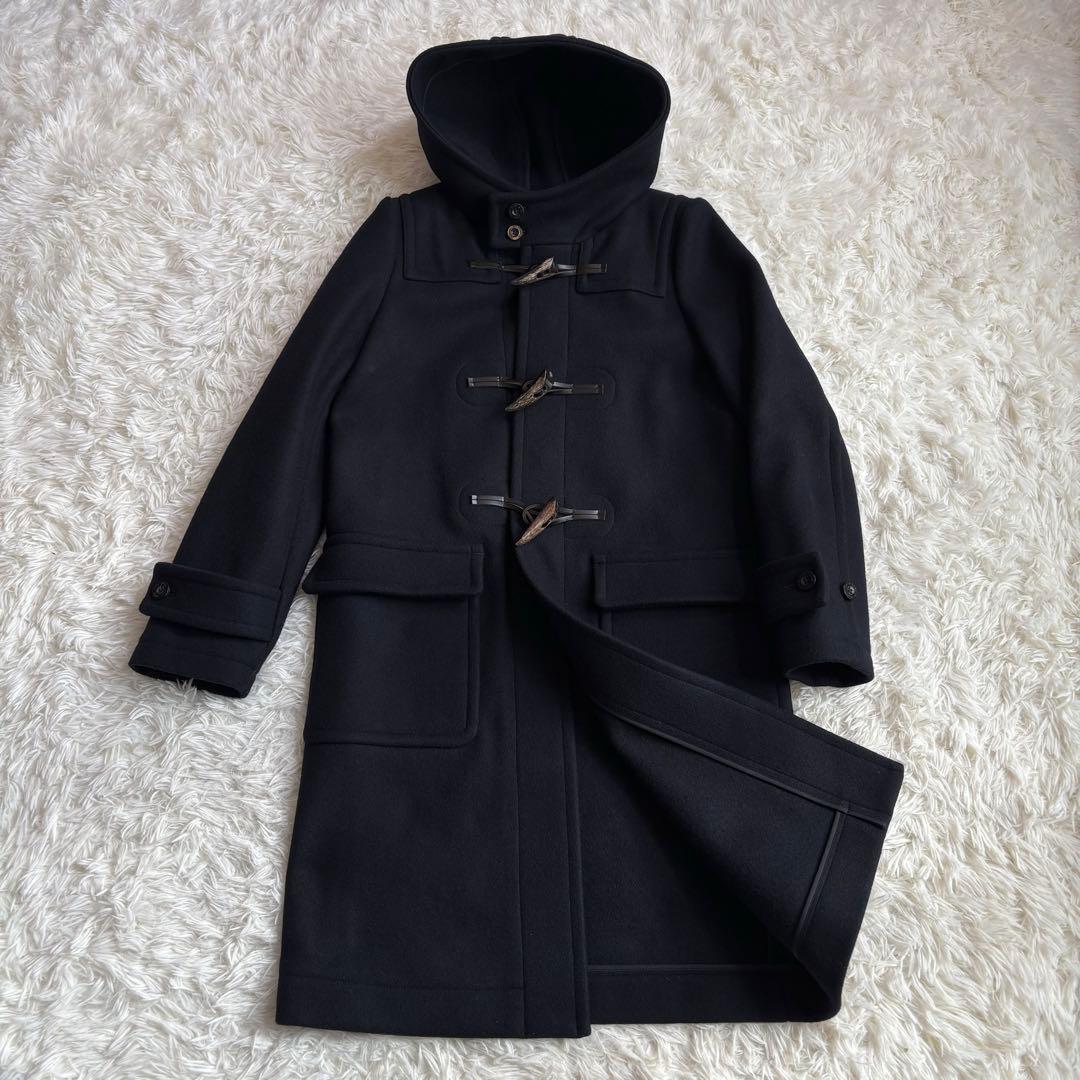 新品未着用 HYKE ハイク ダッフルコート ブラック　2
