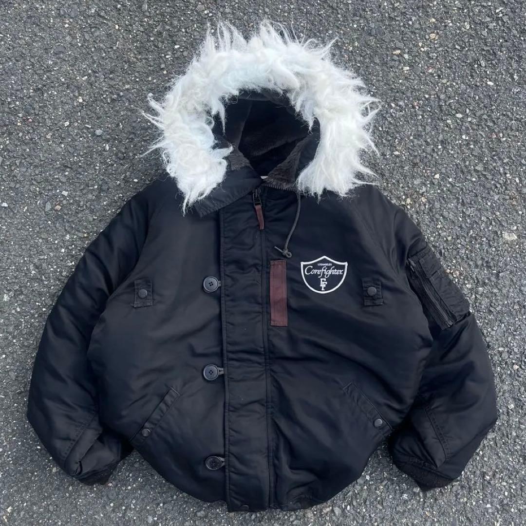 Corefighter n2b フライトジャケット　ファー　短丈　y2k 希少