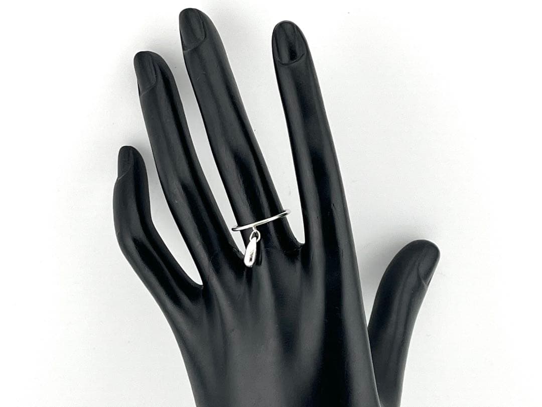 h960 美品　ティファニー　ティアドロップ　リング　925 約11.5号