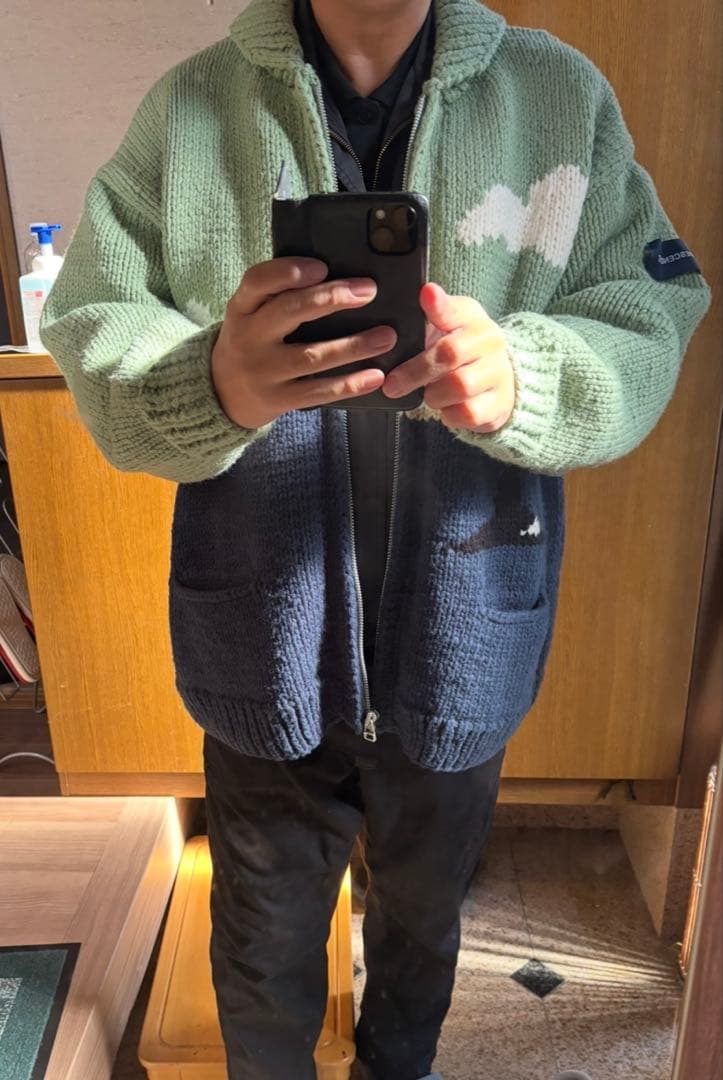 西山徹氏　DESCENDANT COWICHAN SWEATER
