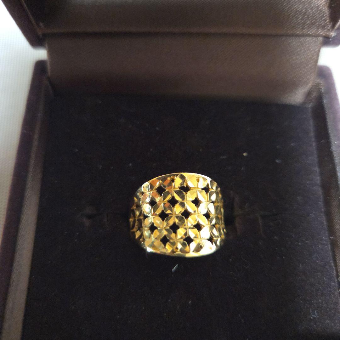 GSTV イタリアンジュエリーK18YGリング総量4g ミリオリーニ