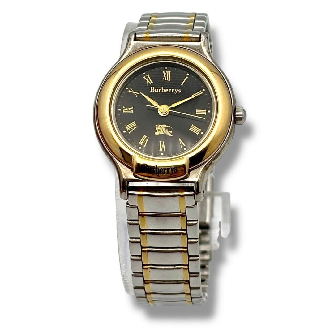 稼働 バーバリー 腕時計 クオーツ レディース 6031-603626 コンビ