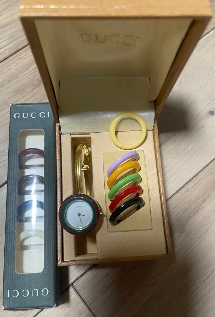 ジャンク　GUCCIグッチ　チェンジベゼル　腕時計