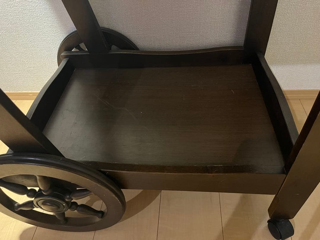 Karimoku キッチンワゴン アンティーク調 ツールワゴン 家具