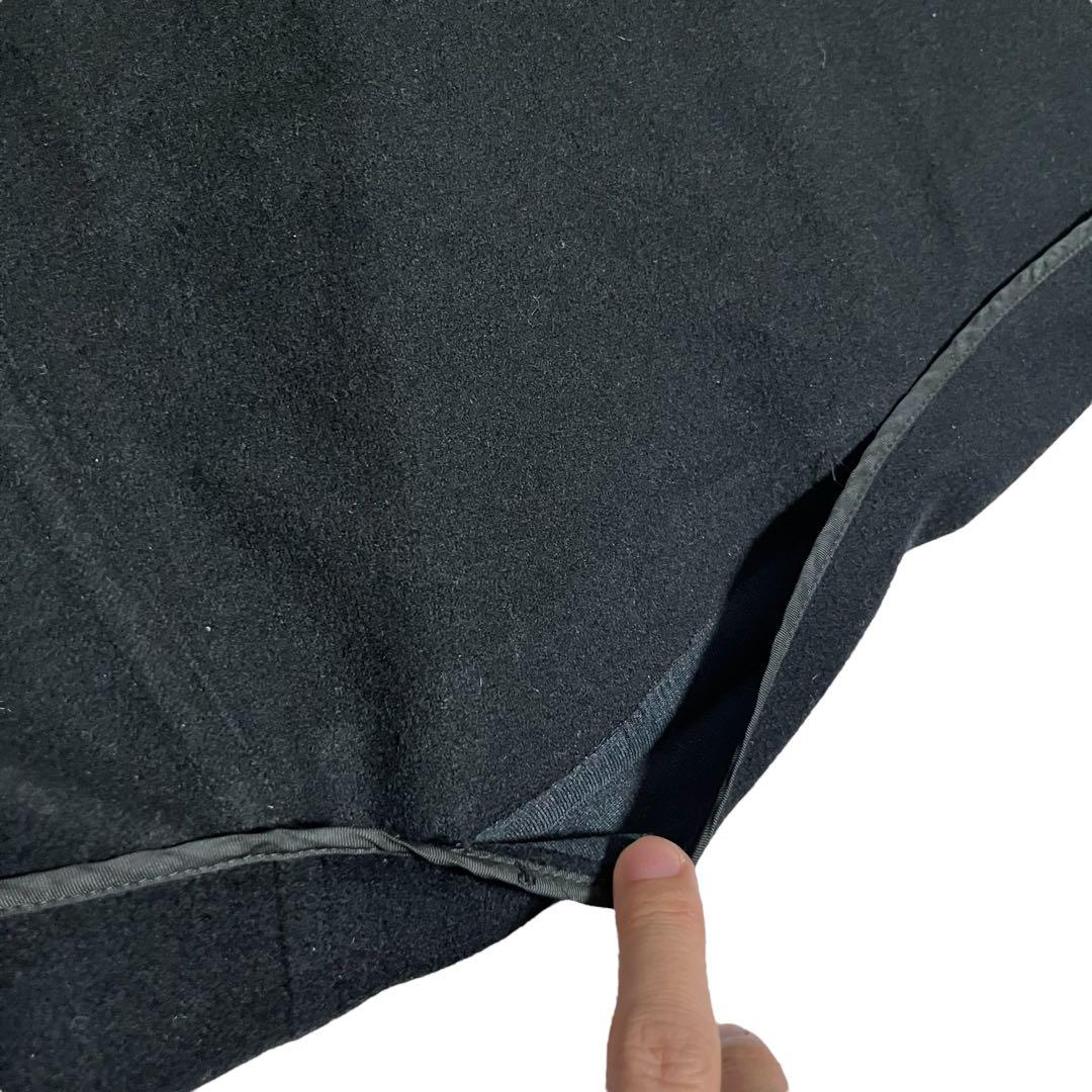 agnona アニオナ カシミヤ　コート　黒　大きいサイズ