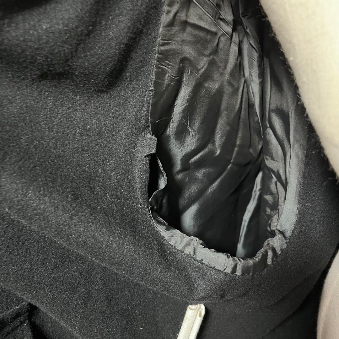 agnona アニオナ カシミヤ　コート　黒　大きいサイズ