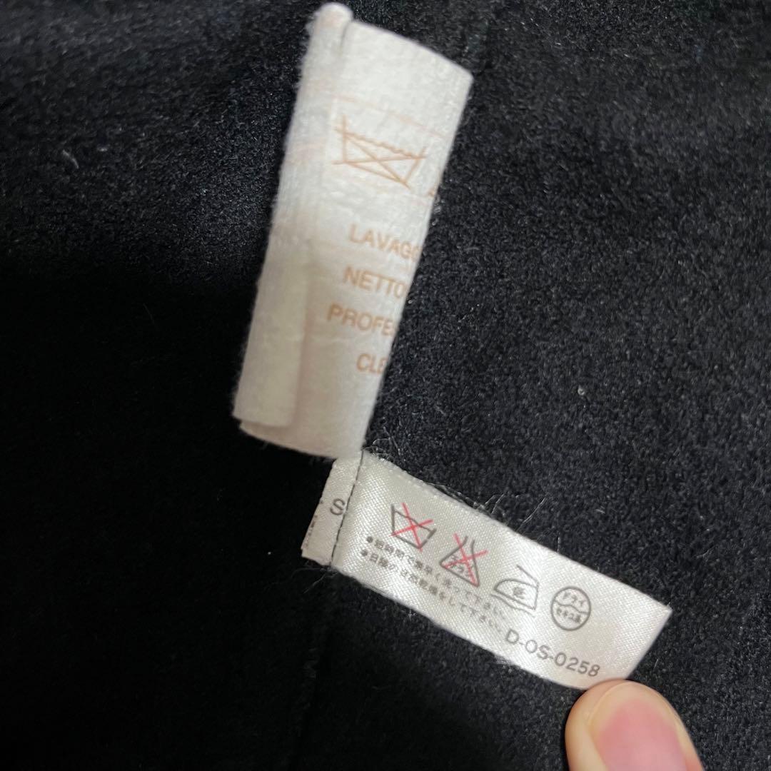 agnona アニオナ カシミヤ　コート　黒　大きいサイズ