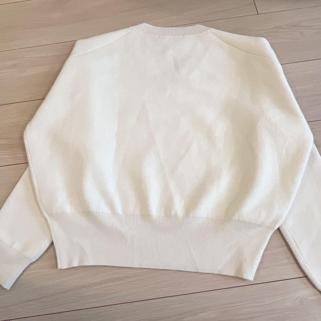 Curensology カレンソロジー　ニット　Vネック　ウールダブルフェイス