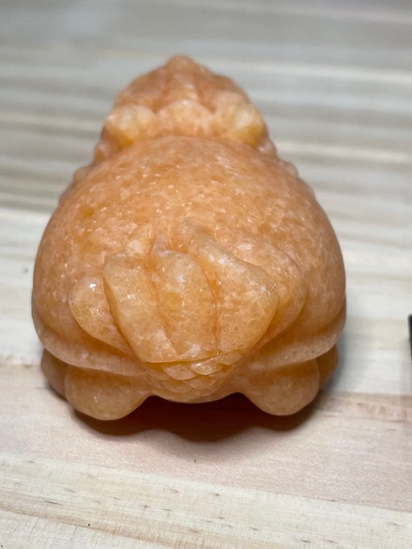 天然石サンストーン　龍亀　と　呑金獣　お金食い子　2点セット