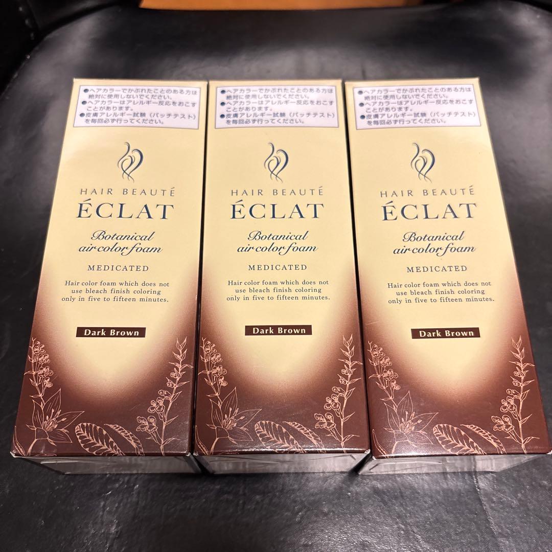 ÉCLAT エアカラー ダークブラウン 80g 5本セット
