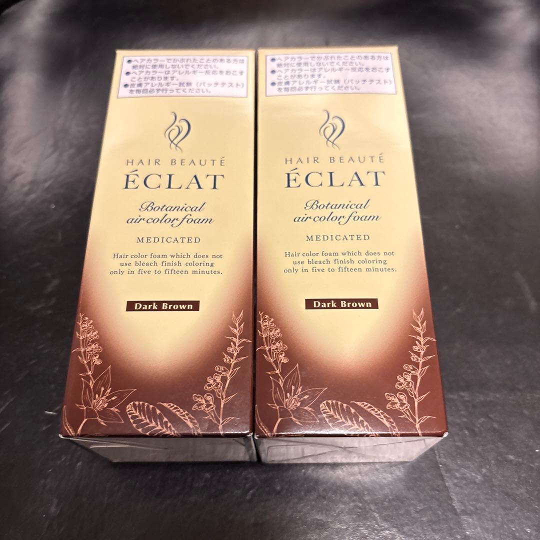 ÉCLAT エアカラー ダークブラウン 80g 5本セット
